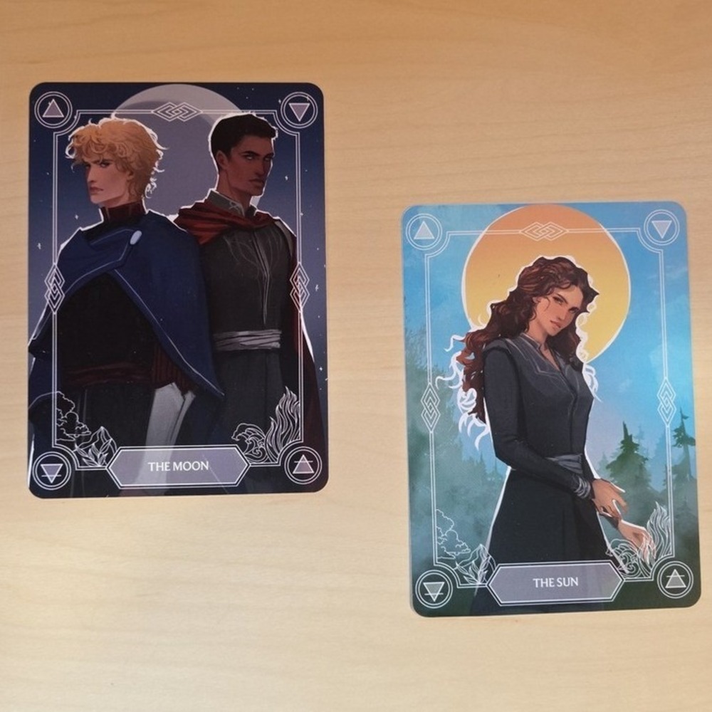 Fairyloot Her Hidden Fire Tarot Cards The Sun The Moon